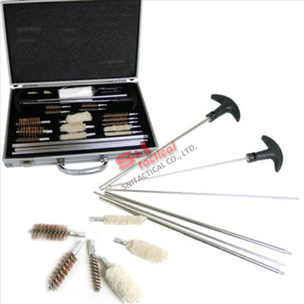 78PC Universal Gun Cleaning Kits Shotgun Rifle Pistols Alum Case